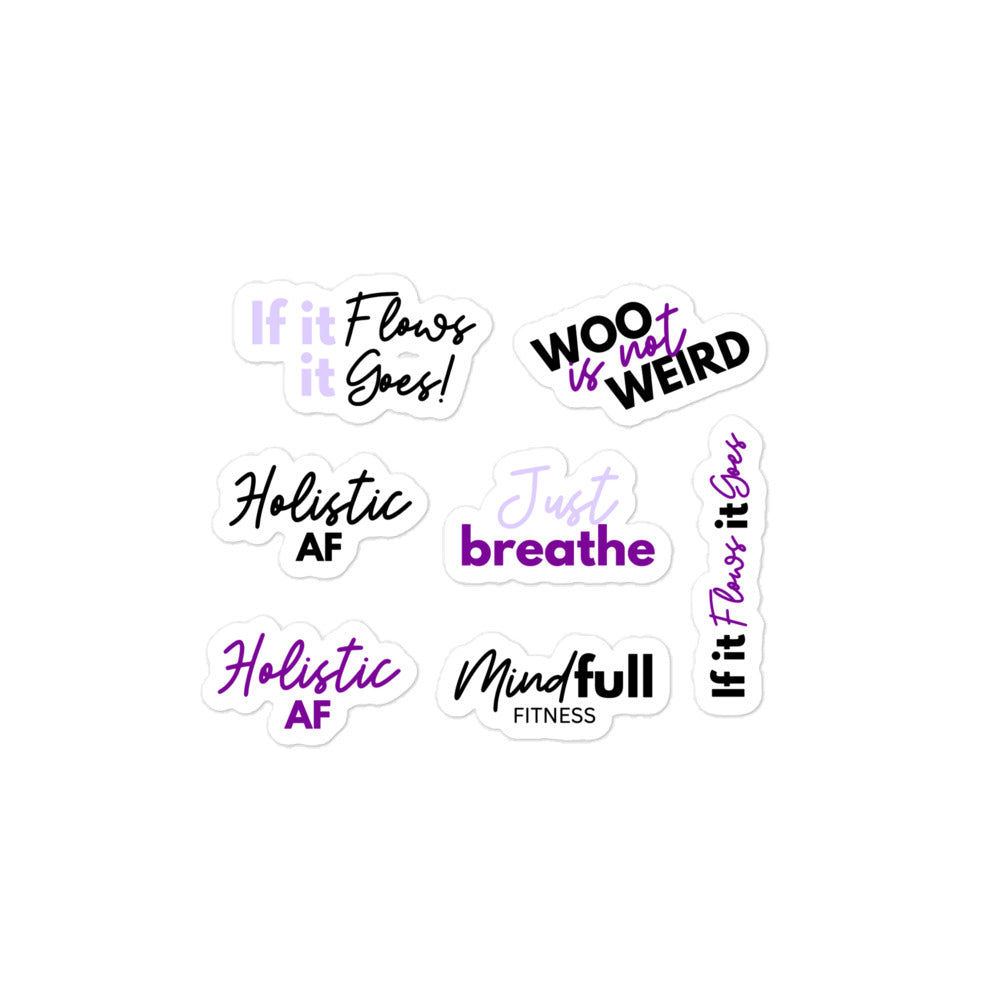 Bubble-free stickers: Mindfull Fitness