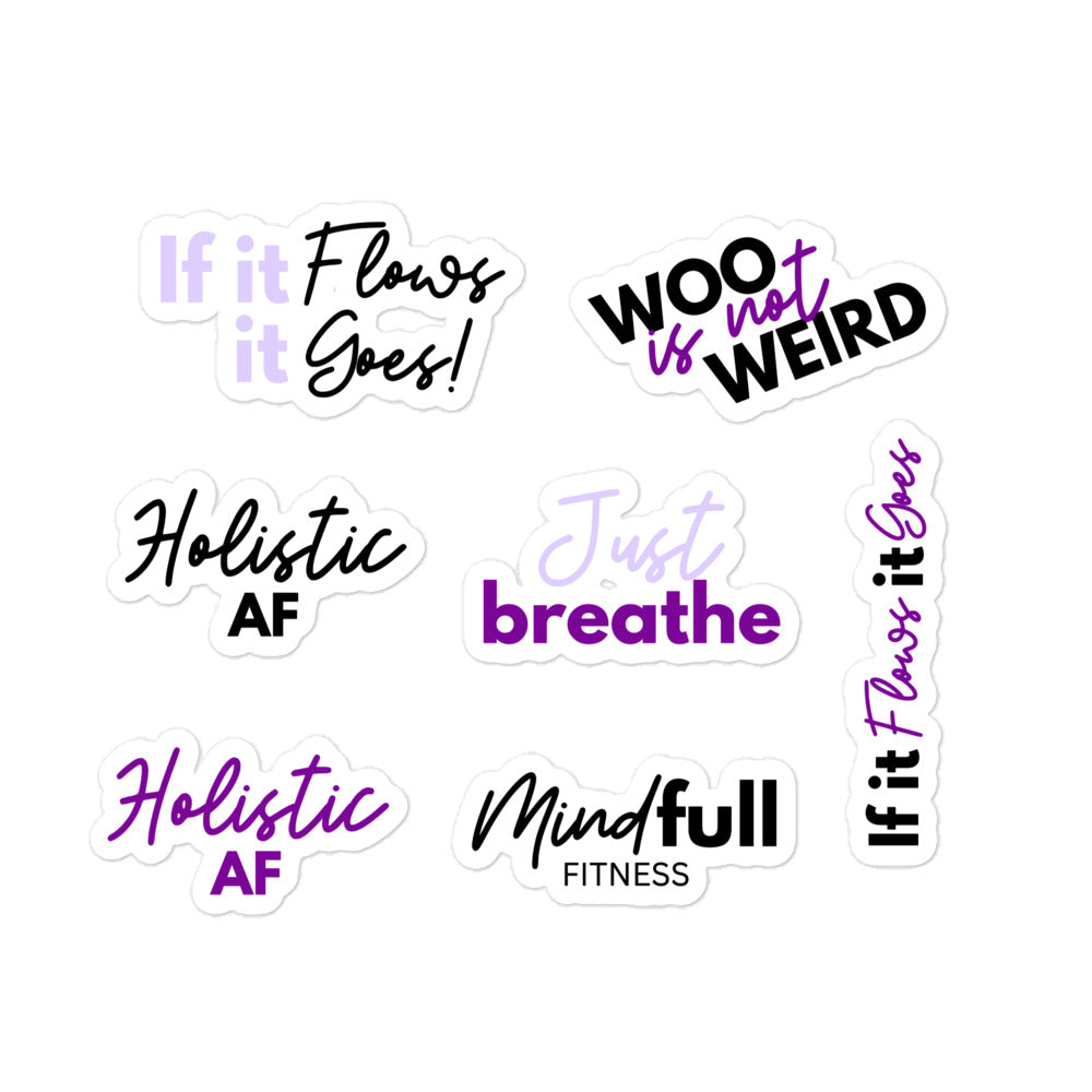 Bubble-free stickers: Mindfull Fitness